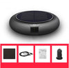 Color: Black, Style: Round - Car Air Purifier Solar Eliminate Formaldehyde and Odor Negative Ions