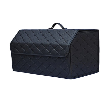 Color: Black, Size: L - Car folding storage box