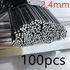 Model: 2.4mm, quantity: Q100pcs - Low temperature aluminum welding wire core aluminum welding rod