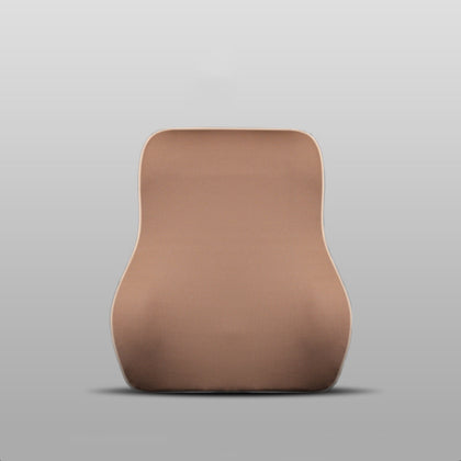 Color: Brown, Style: Waist - Memory foam car headrest lumbar support