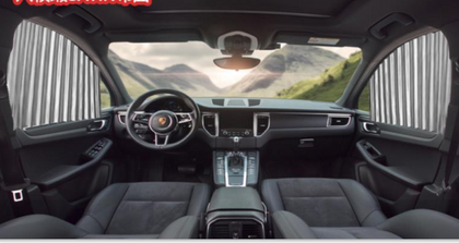 Color: Silver, Style: Front row - Car curtain