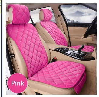 Color: D - Car seat rhombus embroidered plush single row