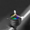 Color: Black, Size: 8 - Metal rotary Aromatherapy