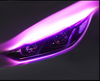 Color: Purple to Yellow, Size: 60cm - Car Light Turn Signal Led Strip Car LED Daytime Running