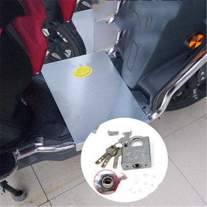 Color: 2style - Electric car Battery Lock Pedal Lock Anti-theft Battery Anti-theft Lock