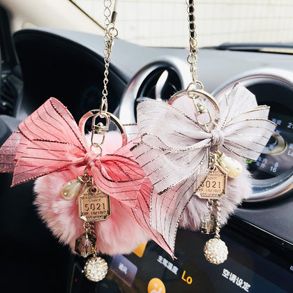 All-match bag imitation fur ball keychain pendant