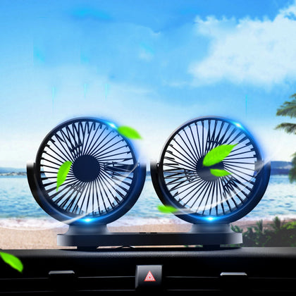Color: Black - Car fan USB socket