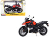 Suzuki V-Strom Red and Black 1/12 Diecast Motorcycle Model by Maisto