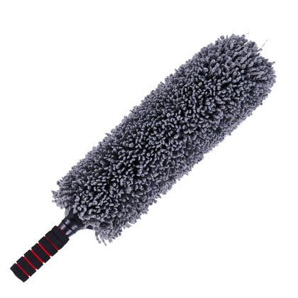 Car round brush grey round dust mop