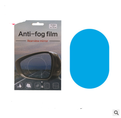 Anti-Moist Waterproof Side Mirror Sticker - Style: Package, Color: Blue, Size: 150x100MM