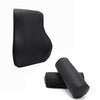 Leather cylindrical car seat pillow