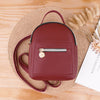 Bag style: G - PU Leather Zipper Lady Schoolbag Anti Theft Backpacks Waterproof Shoulder Bag