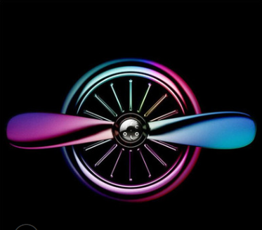 Color: Bright color - 1 Pcs Car Decor Air Freshener Auto Decoration Air Force 2 Car-styling Solid Fragrance Clip Car Air Vent Perfume High Quality