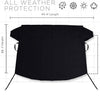 Color: Black, Size: Large - Windshield ice and snow gown