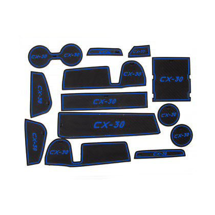 Color: Blue - Anti-slip water coaster interior storage mat
