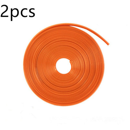 Color: Orange 2pcs - Rimblades Car Vehicle Color Wheel Rims Protectors Decorative Strip 8M/ Roll