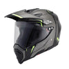 Handsome full-cover motorcycle off-road helmet - Color: Black applique open, Size: XXL