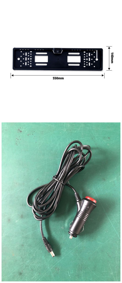 Style: Lighter license plate - HD wireless wifi reversing camera