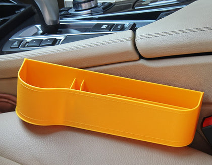 Model: Main driving, Color: Orange - ABS plastic seat gap storage box