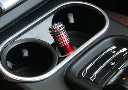 Color: Red - Car Air Purifier Ionizer