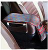 Color: Colorful  red - Car armrest box pad central hand box increase pad universal memory cotton multi-function car modified armrest pad
