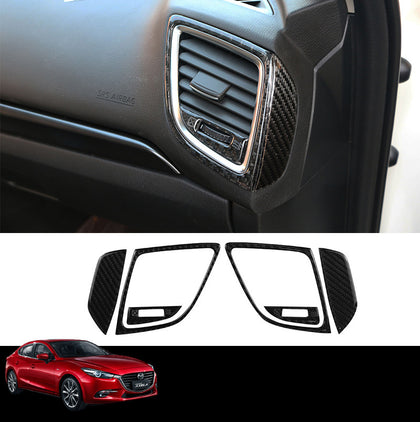 Color: Wind stickers - Angkesera Lip Front Bumper Big Mouth Fangs Carbon Fiber Angkesera Decoration