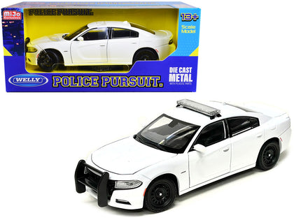 2016 Dodge Charger Pursuit Police Interceptor White Unmarked 