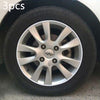 Color: White 3pcs - Rimblades Car Vehicle Color Wheel Rims Protectors Decorative Strip 8M/ Roll