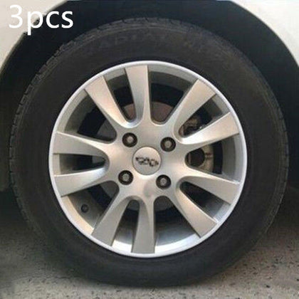 Color: White 3pcs - Rimblades Car Vehicle Color Wheel Rims Protectors Decorative Strip 8M/ Roll