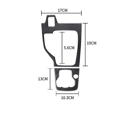 Color: Left - Mazda 3 Angkersai Modified Real Carbon Fiber Central Control Gearbox