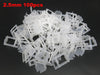 Style: 2.5mm clips 100pcs - Tile tile auxiliary tools Shop find flat wall tile decoration locator Cage cross equalizer