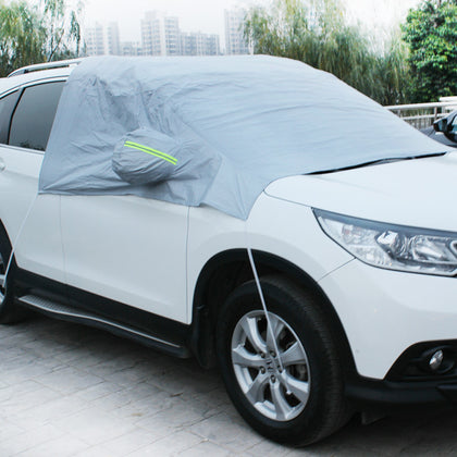 Style: 3 - Magnetic Windshield Cover Black Gray