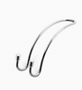 Color: 5pcs - Stainless steel double head multi-function hook seat back hook security net balcony hanging pot wall hanging flower pot hook