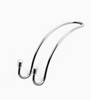 Color: 10pcs - Stainless steel double head multi-function hook seat back hook security net balcony hanging pot wall hanging flower pot hook