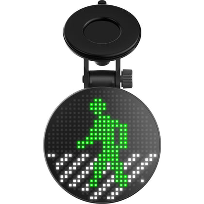 Car round bluetooth emoji display