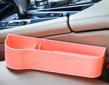 Model: Main driving, Color: Pink - ABS plastic seat gap storage box