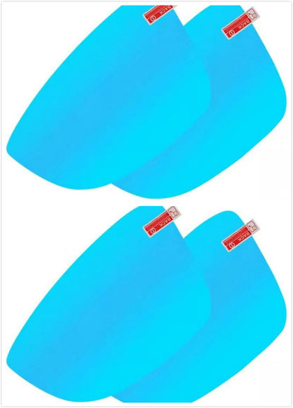 Size: 100X100, Quantity: 4pcs - Rearview mirror rain film