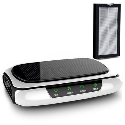 Color: White, Style: Noble Filter - Solar car air purifier