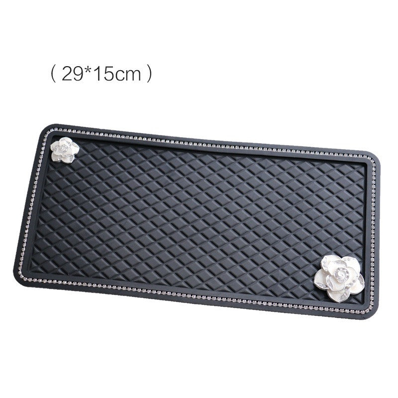 Car anti-slip mat Car storage mat - Color: Black, Style: 7style, Size: S