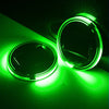 Color: Green, Size: S, Quantity: 2PCS - Solar Powered LED Cup Mats