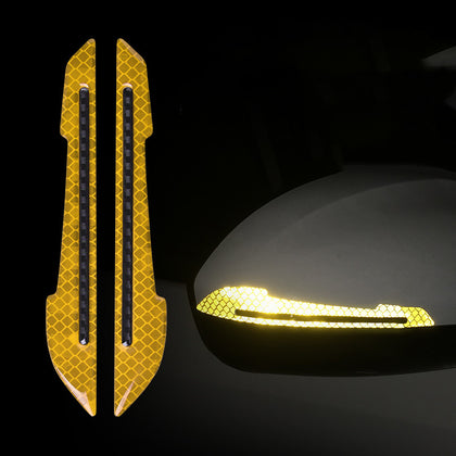 Color: Yellow, Quantity: 2pcs - Anti-collision strips
