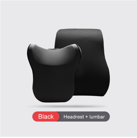 Car headrest - Color: Black suit