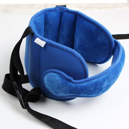 Color: Blue - Child car safety seat head support head sleep auxiliary belt