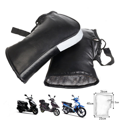 Color: 4style - Winter Thickened Waterproof Windproof And Warm Motorcycle Gloves