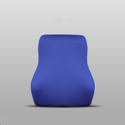 Color: Blue, Style: Waist - Memory foam car headrest lumbar support