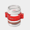 Color: Red, Size: 3.5 inches - Cross Border Modification Of Auto Parts V-type Clamp With Flange Diameter Of 2 / 2.5 / 3 / 3.5 / 4 "
