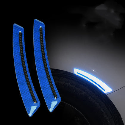 Color: Blue Fender flares, Quantity: 2pcs - Anti-collision strips