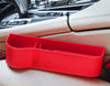 Model: Main driving, Color: Red - ABS plastic seat gap storage box