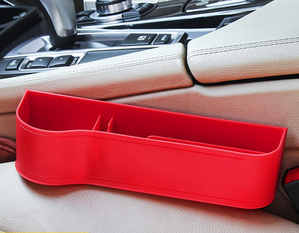 Model: Co pilot, Color: Red - ABS plastic seat gap storage box