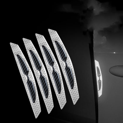 Color: Sliver car door, Quantity: 4pcs - Anti-collision strips